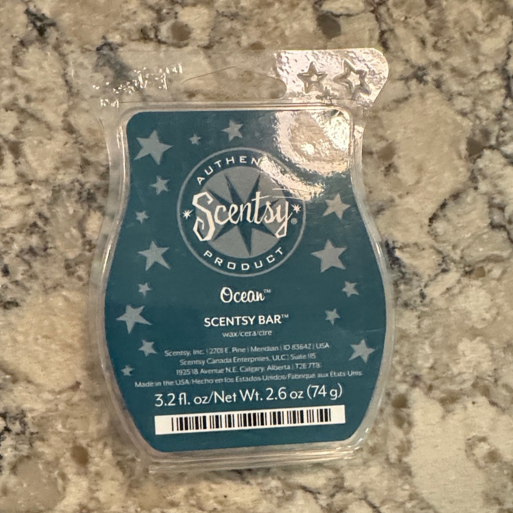 Scentsy Ocean Scented Bar - Teal